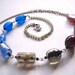 Blue and Purple Ombre Necklace