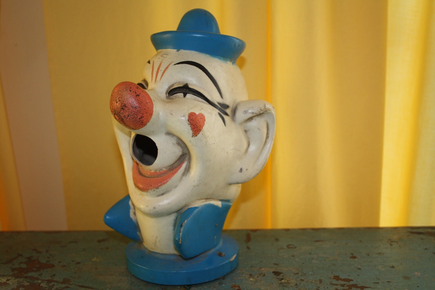 Vintage Carnival Water Game Clown Head by Platform9 on Etsy