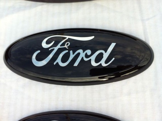 Black ford oval sticker #5