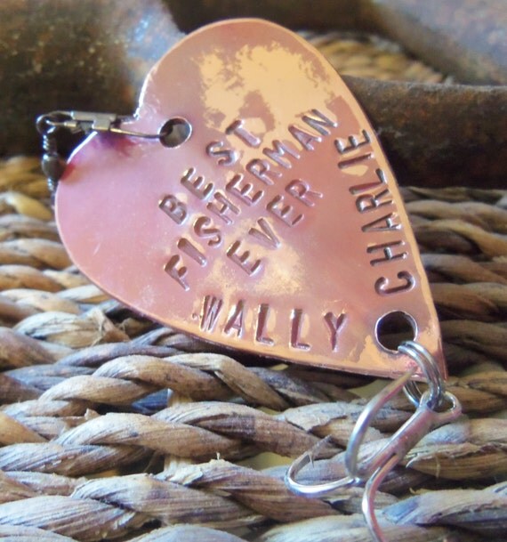 christmas gift for him best fisherman ever fishing lure copper christmas gift for him best fisherman ever fishing lure copper