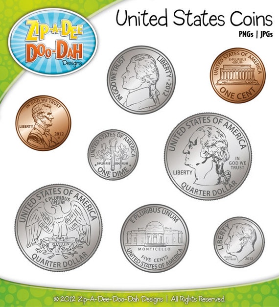 us coins clipart - photo #3