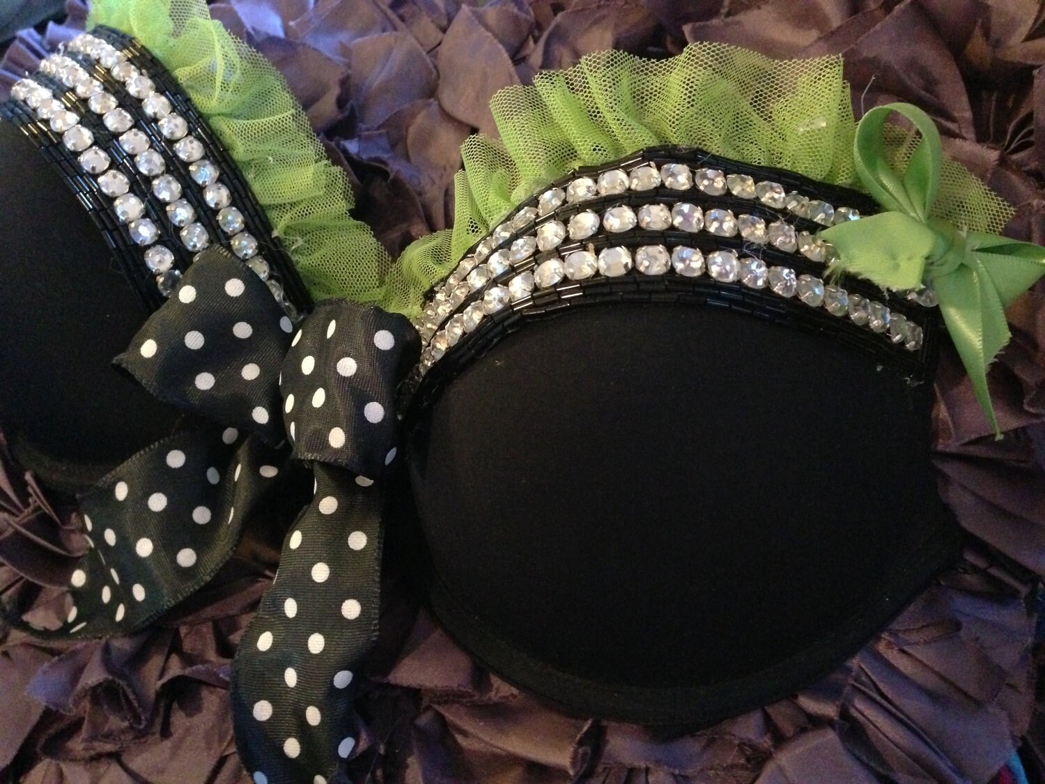Custom Made Rhinestone Bra Size 34C