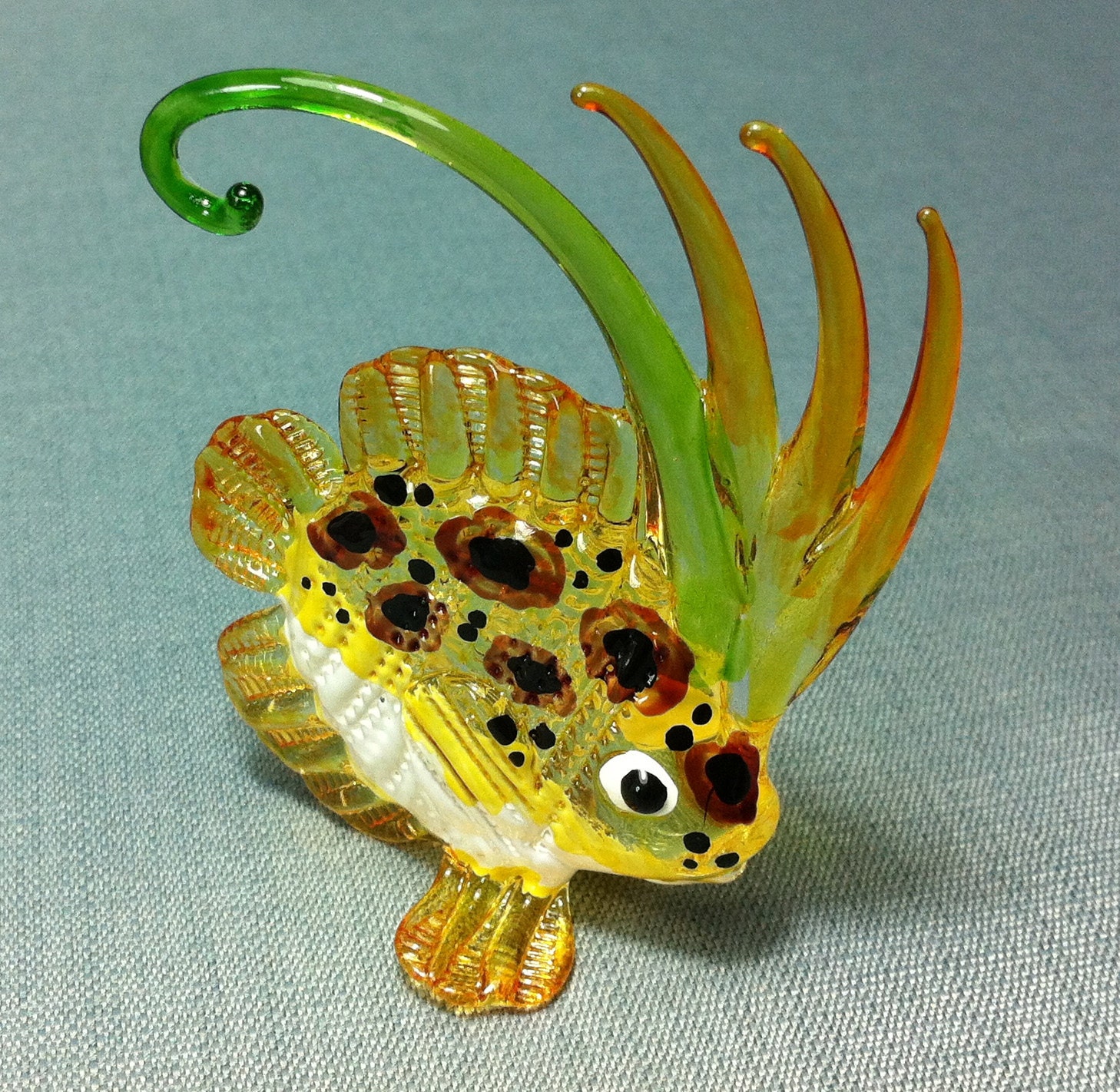 fish blown glass