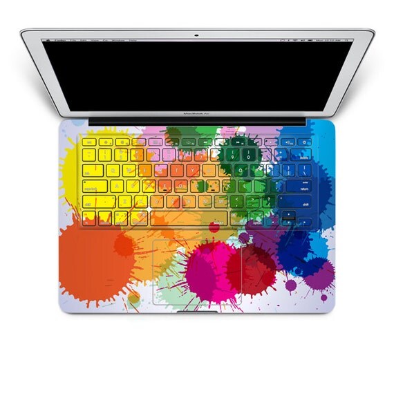 macbook keyboard decal mac pro decals by creativedecalskin on Etsy