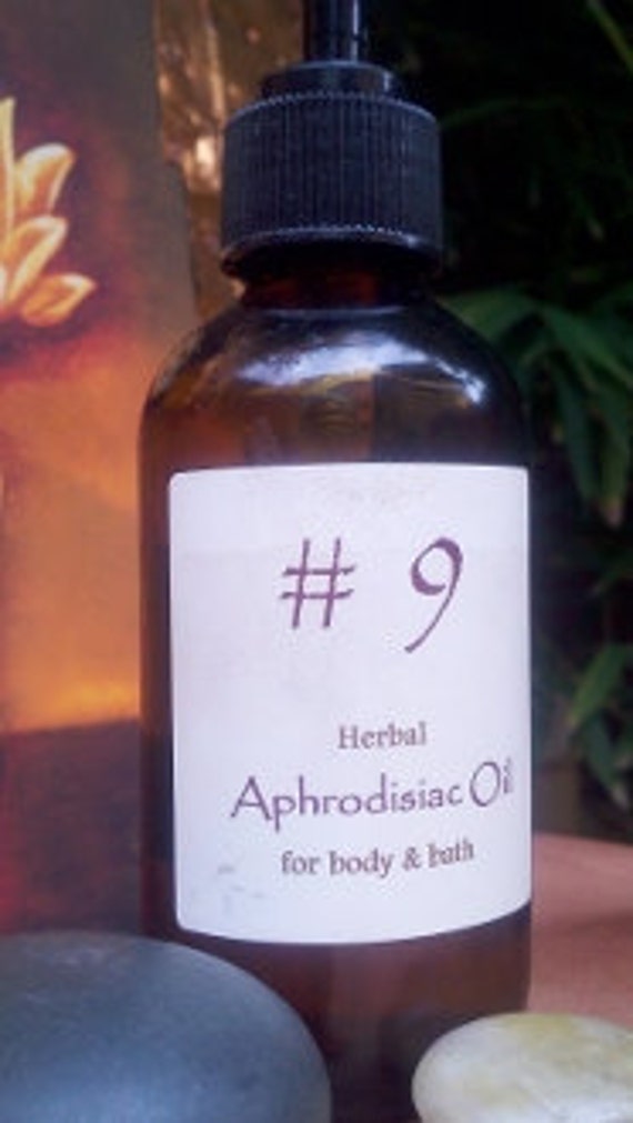 No 9 Herbal Aphrodisiac Massage Oil 100ml By Thespaherbalist