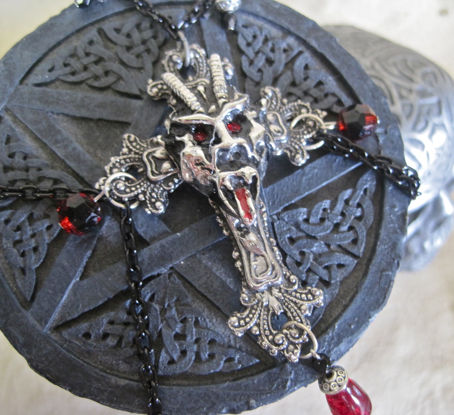 The Nature of the Beast: Gothic Satan's Cross by MorticiaSnow