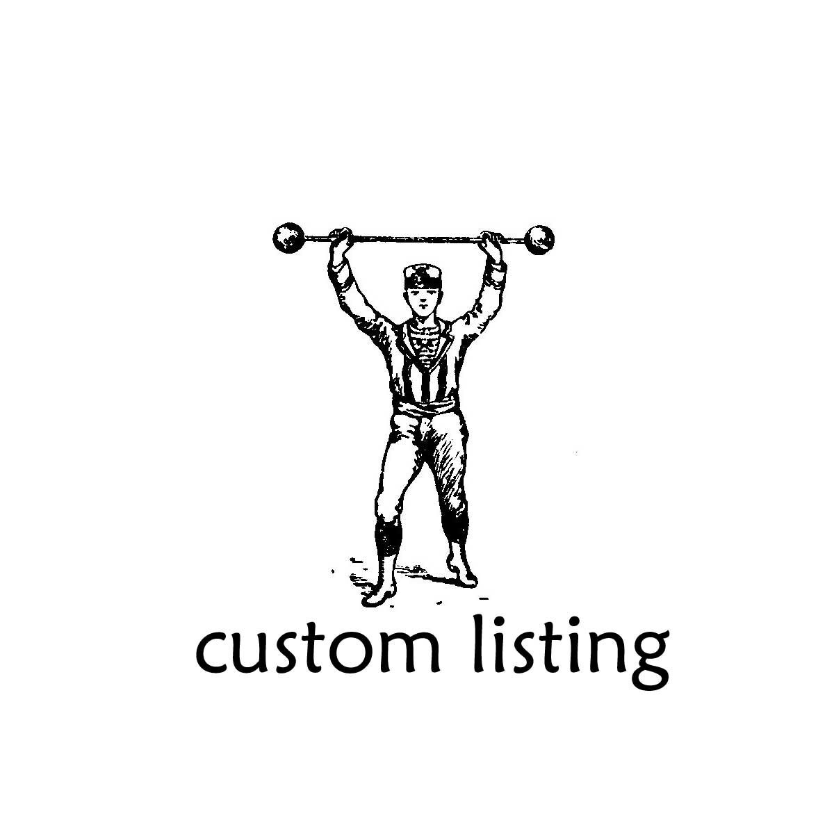 Custom Listing For BandB – oldschooltypers