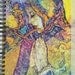 SILENT PRAYERS Lynne French Art Journal Diary 80 Pgs.Spiral Bound