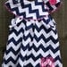 Personalized Chevron Top, dress, chevron