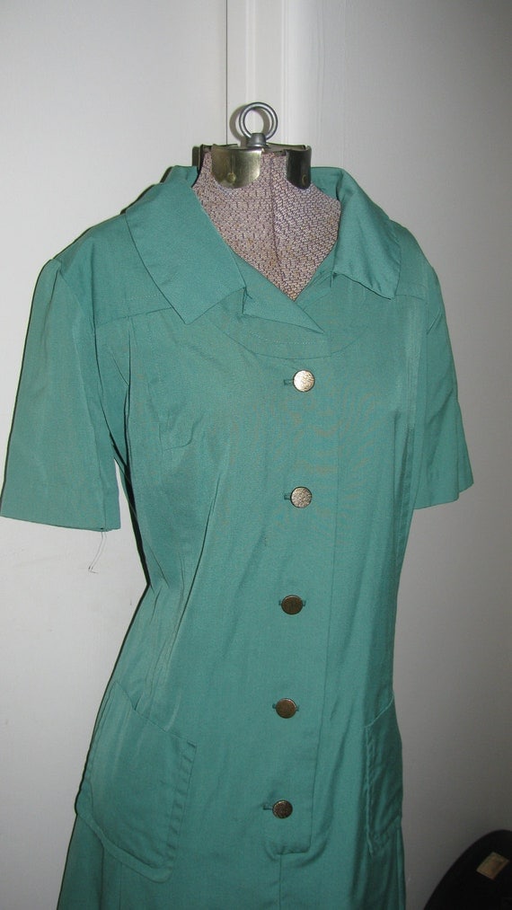 Vintage Girl Scout Uniform Dress Adult by HaywoodCreekVintage