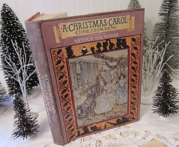 vintage A Christmas Carol Charles Dickens Arthur by stellabystar