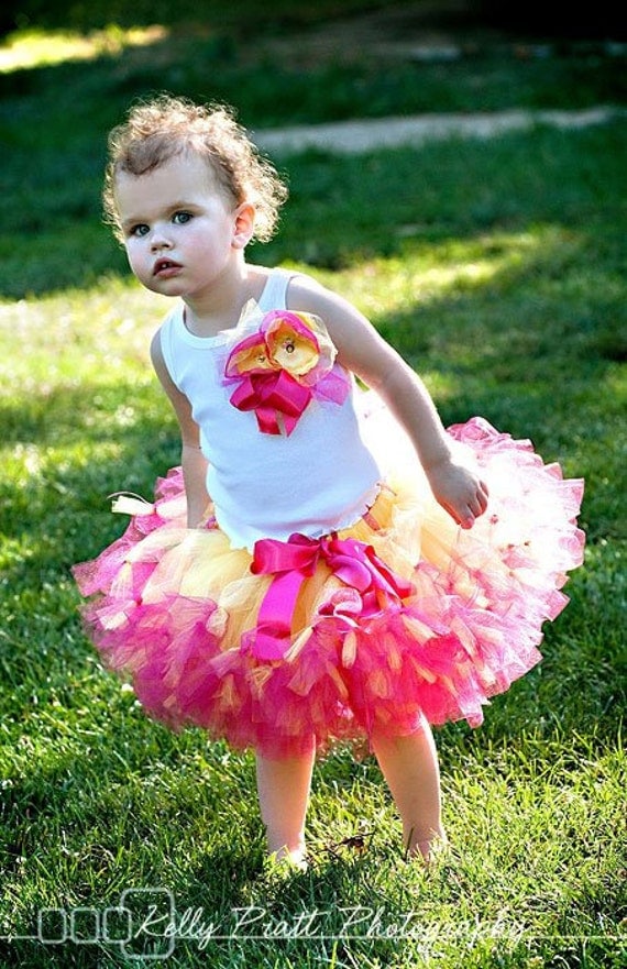Baby Girls Birthday Tutu Dress Outfit by StrawberrieRose on Etsy