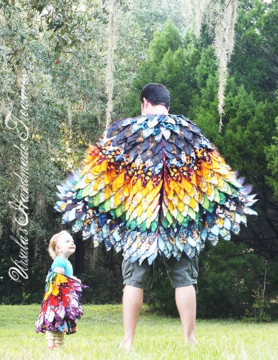 Items similar to Dress up Bird Wings, ADULT SIZE. Wings of a birdie