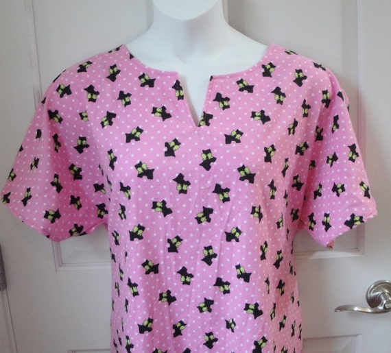 Items similar to M Post Surgery FLANNEL Sleepwear Shoulder, Breast