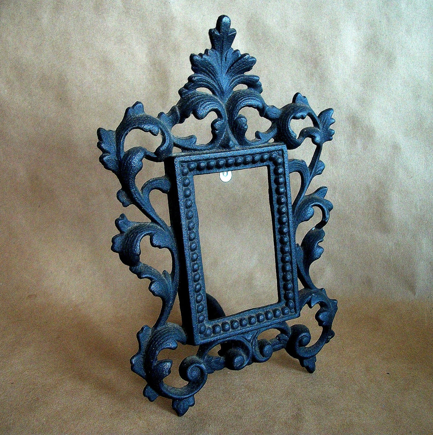 Vintage Cast Iron Art Frame Victorian Style