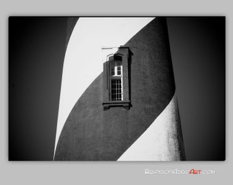 Lighthouse Art, Black And White Photo, Lighthouse Decor, Art ...