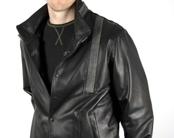 lambskin leather jacket