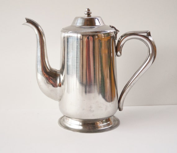 Vintage Vollrath Stainless Steel Coffee Tea Server Teapot