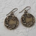 Fall Leaf Floral Bohemian Earrings Gypsy Simple Earrings Round Drop Earrings