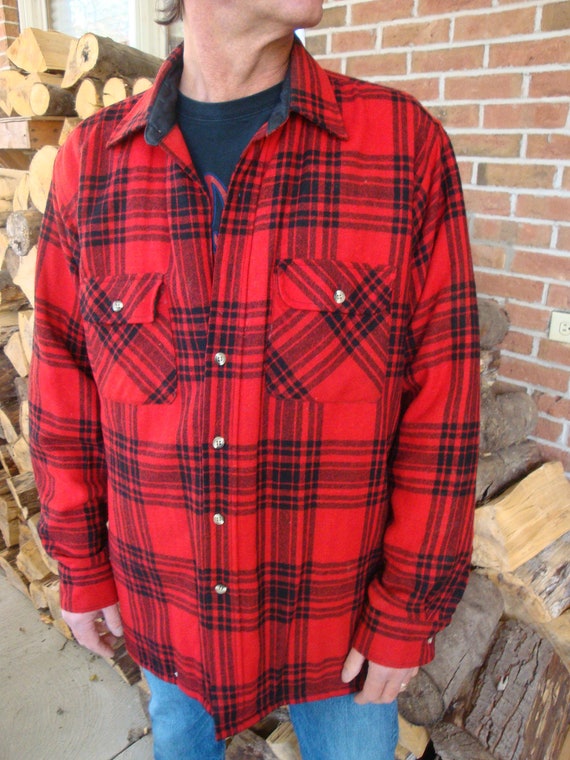red flannel lumberjack
