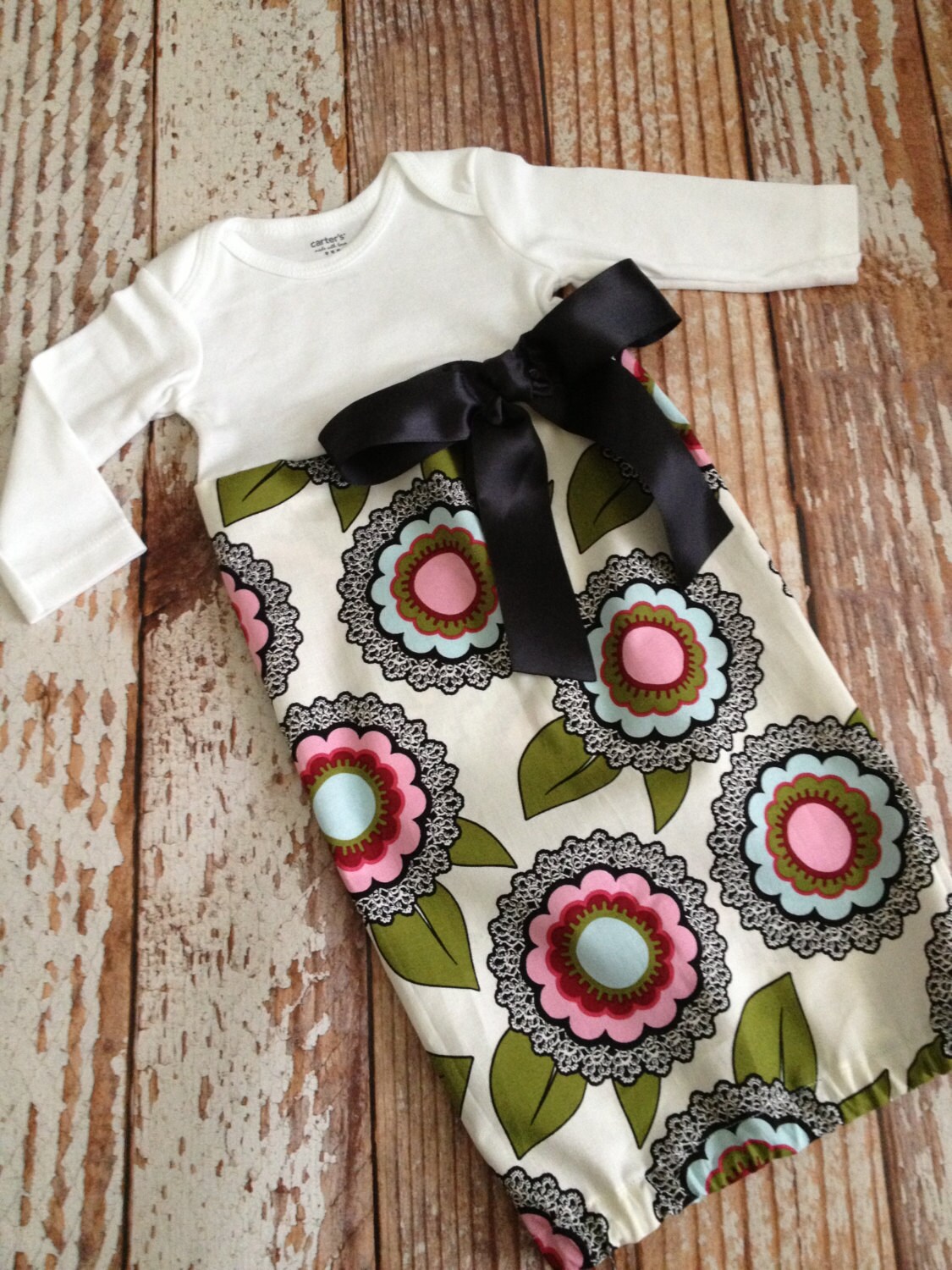 Newborn Layette Infant Gown Baby Gown