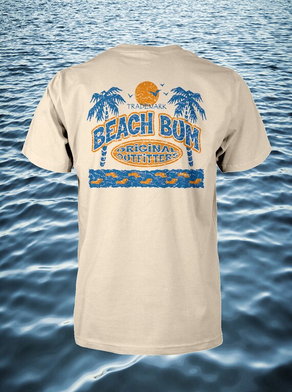 Beach Shirt Beach Bum T Shirt California Shirt S M L XL Funny