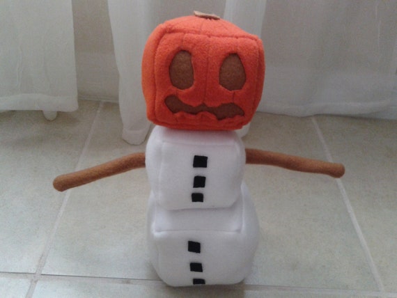 Minecraft Mini Snow Golem 10 Plush