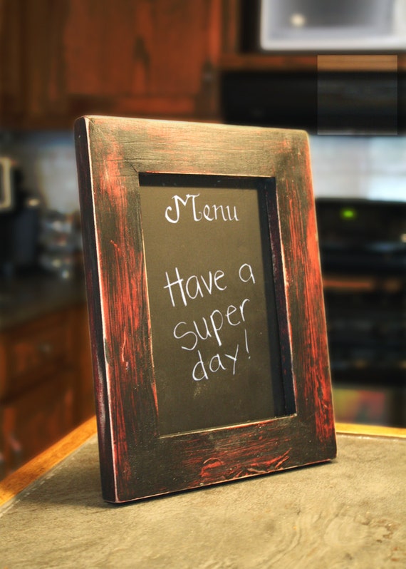 Maple Chef's Menu Chalkboard Kitchen Memo by RozEmazingDesigns
