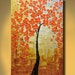 Original Abstract Painting, Modern Textured Painting, Palette Knife, Home Decor, Painting Oil on Canvas by Chen 0191