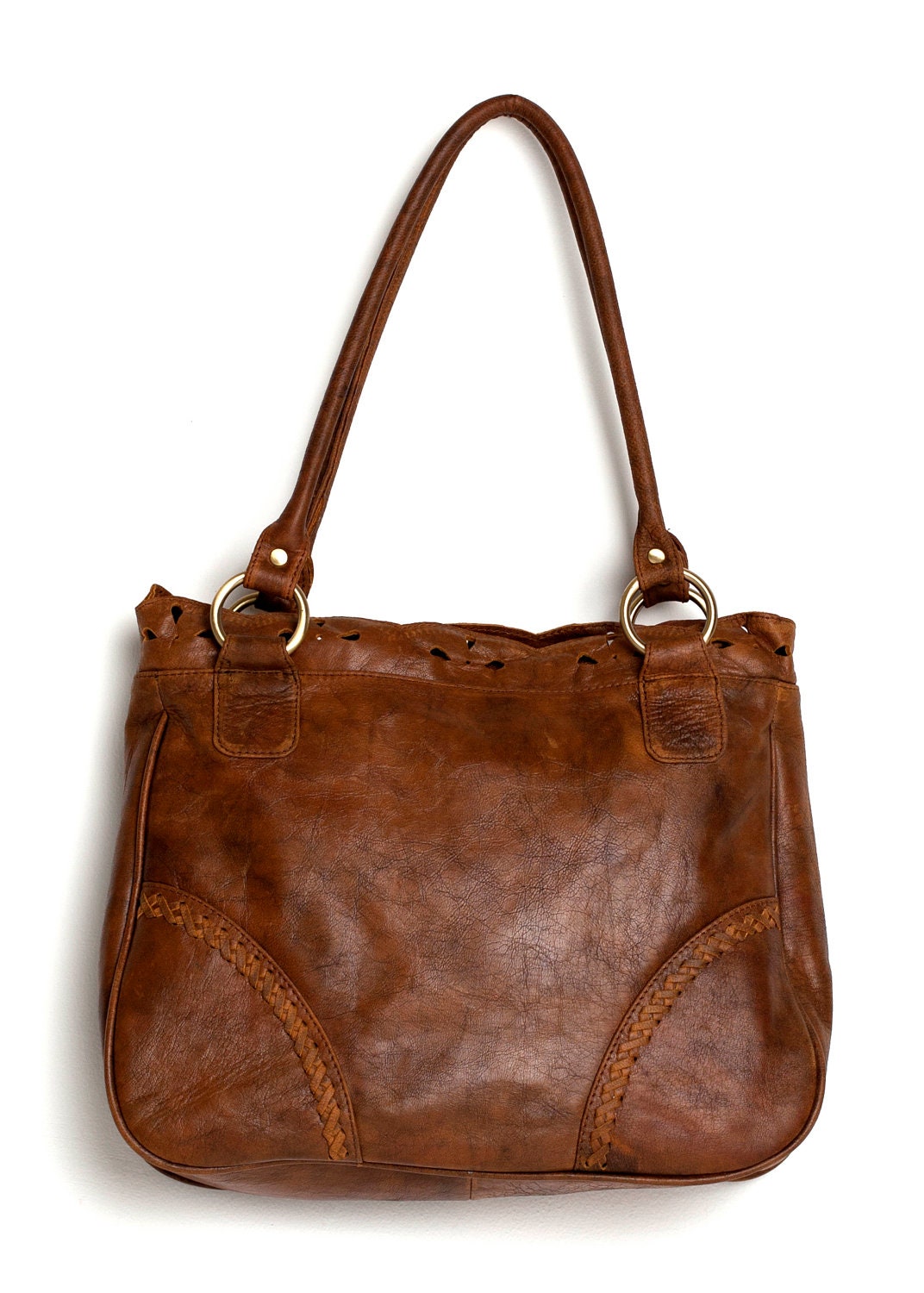 AMICA. Leather shoulder bag / Vintage style bag / leather
