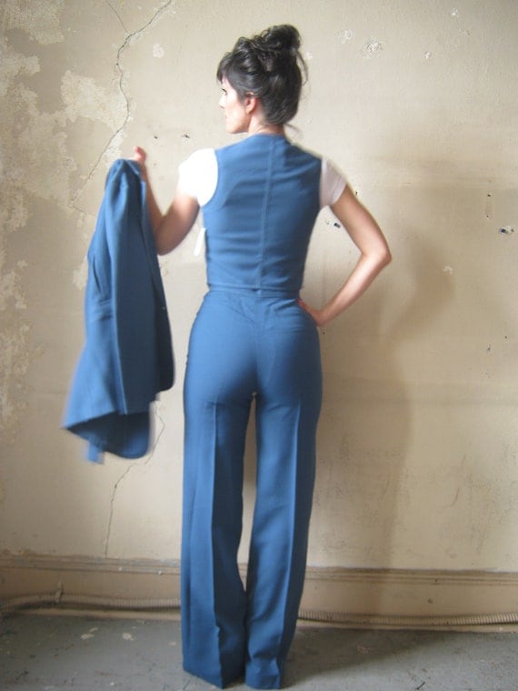 70s womens pant suit