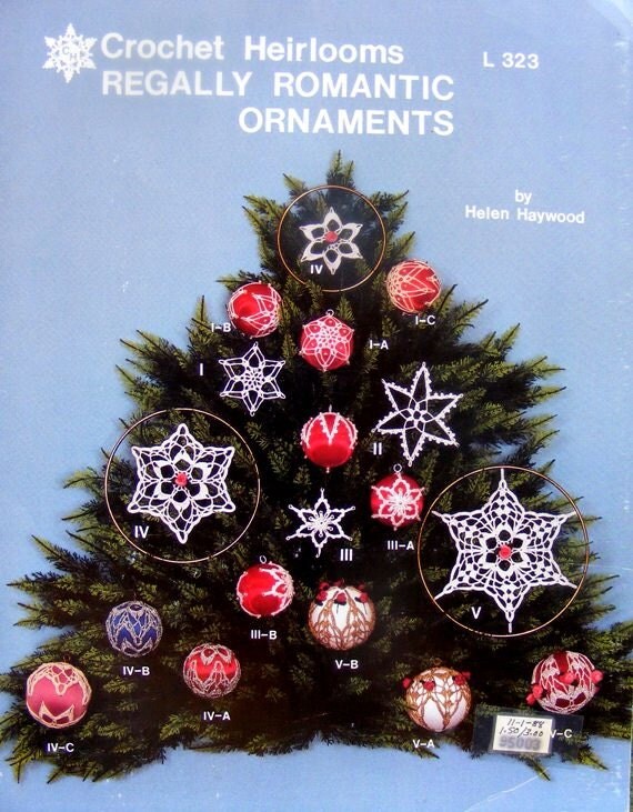 pattern ornament christmas frame crochet Yule Christmas Crochet Heirlooms Items to similar Patterns Ornaments