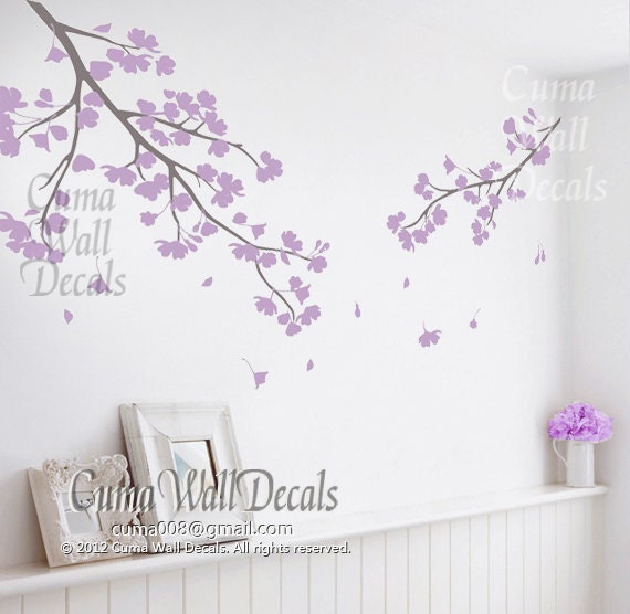 for stars decals wall nursery floral wall tree vinyl blossom decals cherry sticker wall wall nursery