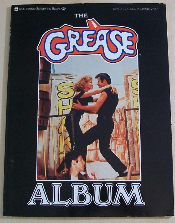 Grease The Movie Book from 1978