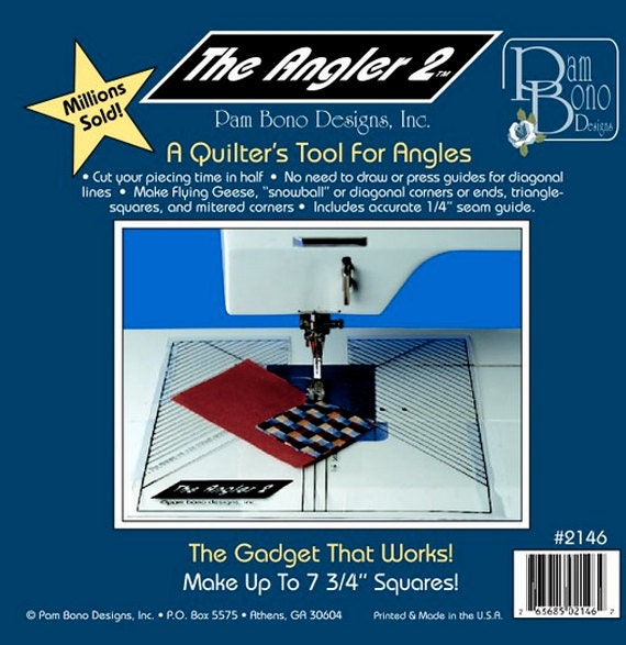 The Angler 2 Quilting Sewing DIY Pam Bono Designs Tool For