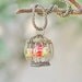Fish in a Cage Necklace - Brass Cage Vintage Fish