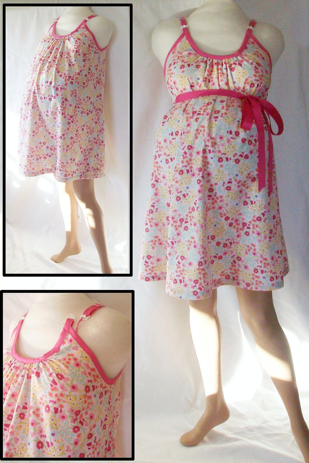 Maternity Hospital Gown delivery nursing gown breastfeeding