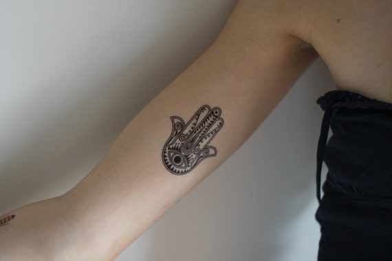 Hamsa Hand Temporary Tattoo