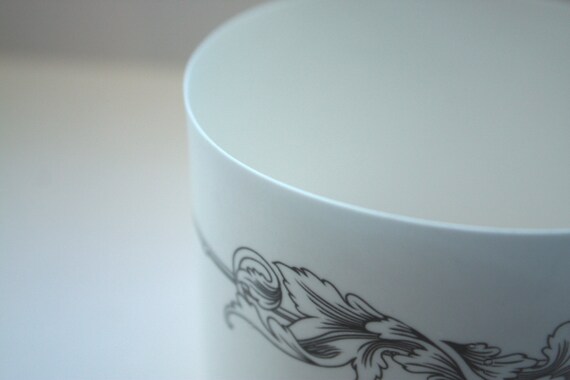 Fine white bone china stoneware vessel or tealight by madebymanos