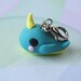 Little Whale Charm Polymer Clay