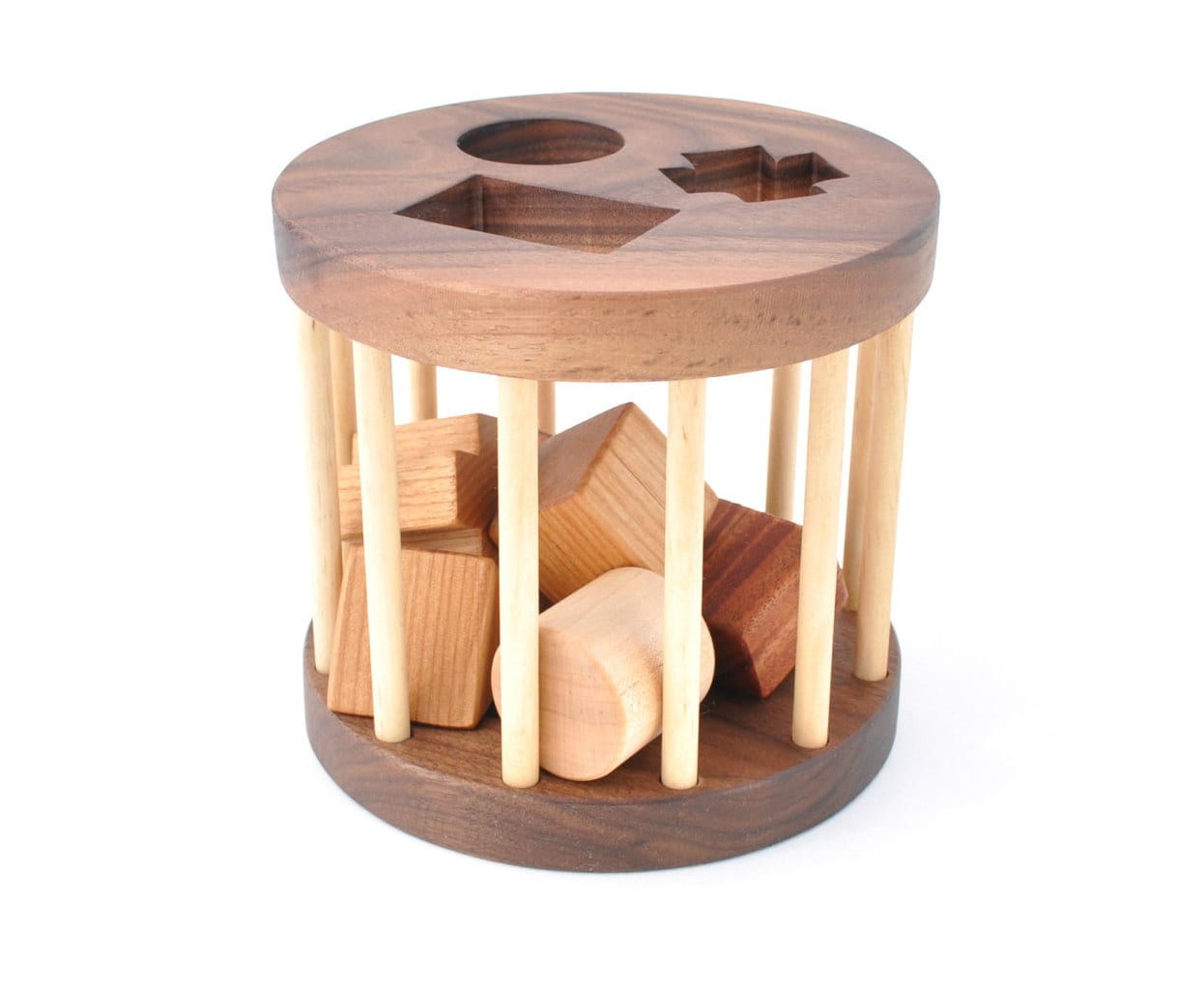 Wooden Shape Sorter Toy Montessori Inspired by KeepsakeToys