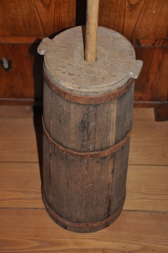 1800's Wooden Butter Churn