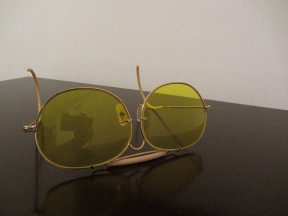 Vintage Mitchell's Shooting Glasses HUNTING Ithaca by CherMyCloset