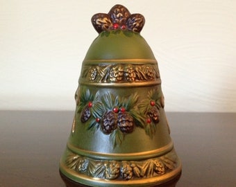 Vintage Christmas Bell by Napcowear X-8655