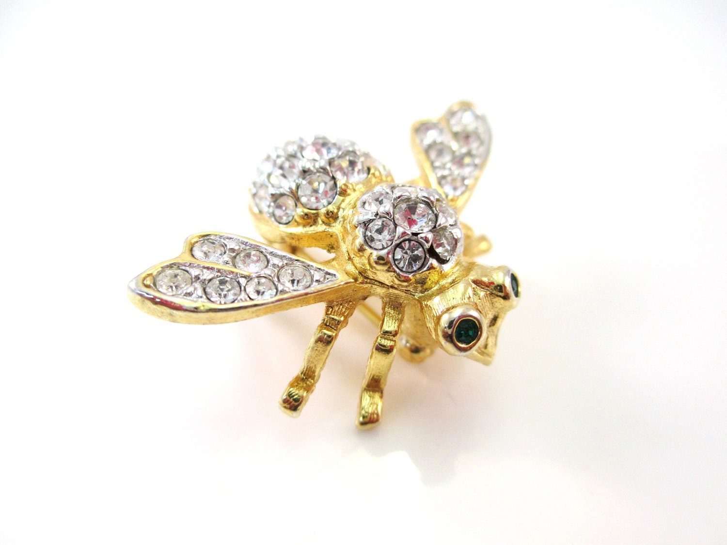 Joan Rivers Bumble Bee Brooch Pin Vintage n5 by SeattleGoodwill