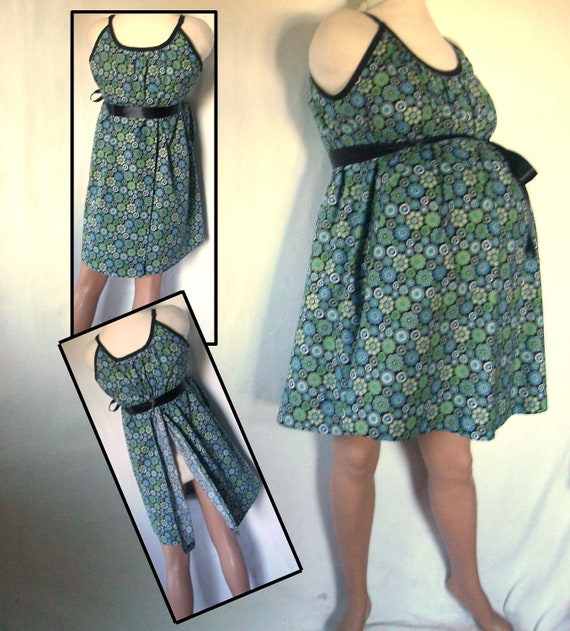 Maternity Dress Hospital Delivery Gown Nursing Gown by MilkThreads