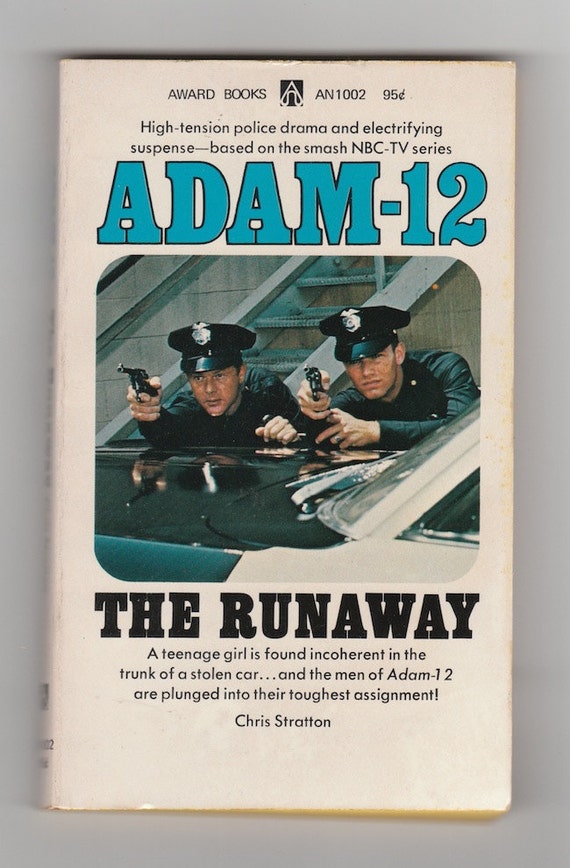 Adam 12 Police Drama 1970s Tv Series Vintage Paperback By