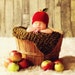 Hat Baby CROCHET PATTERN Easy Beanie in 5 sizes, Baby Child An Apple a Day