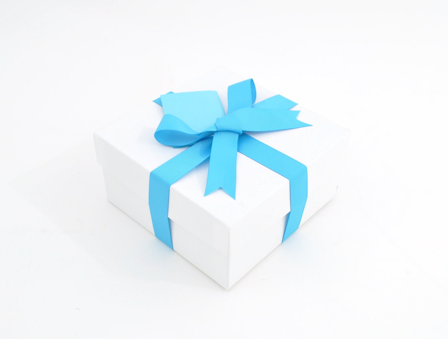 Gift Wrapping Option Blue Ribbon