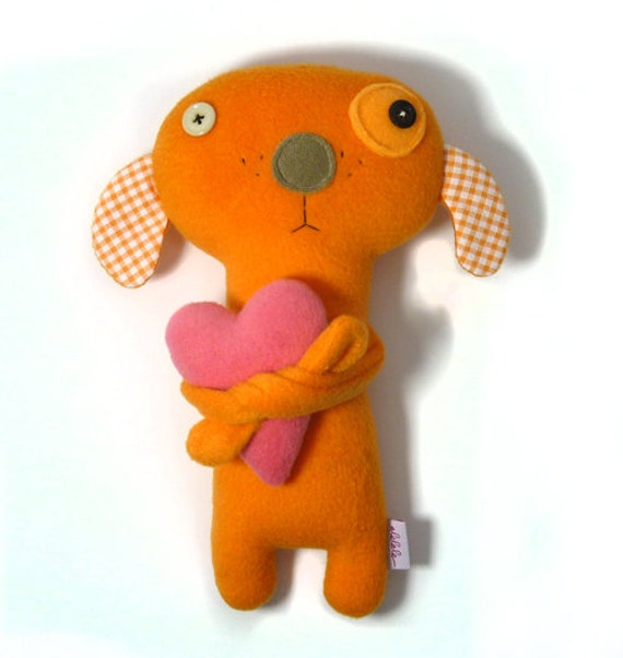 beating heart stuffed animal